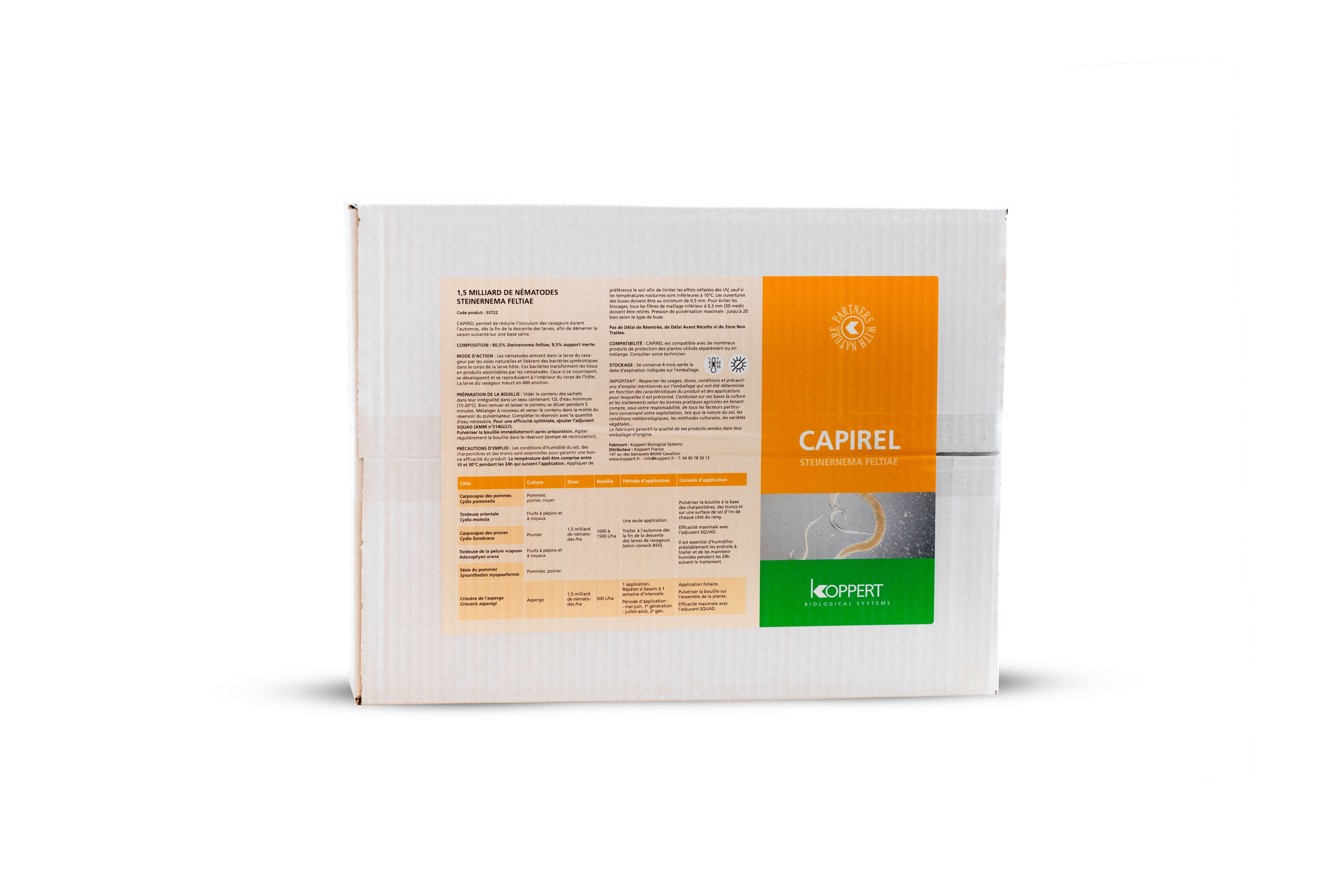 Capirel - Nematoden gegen Apfelwicklerlarven