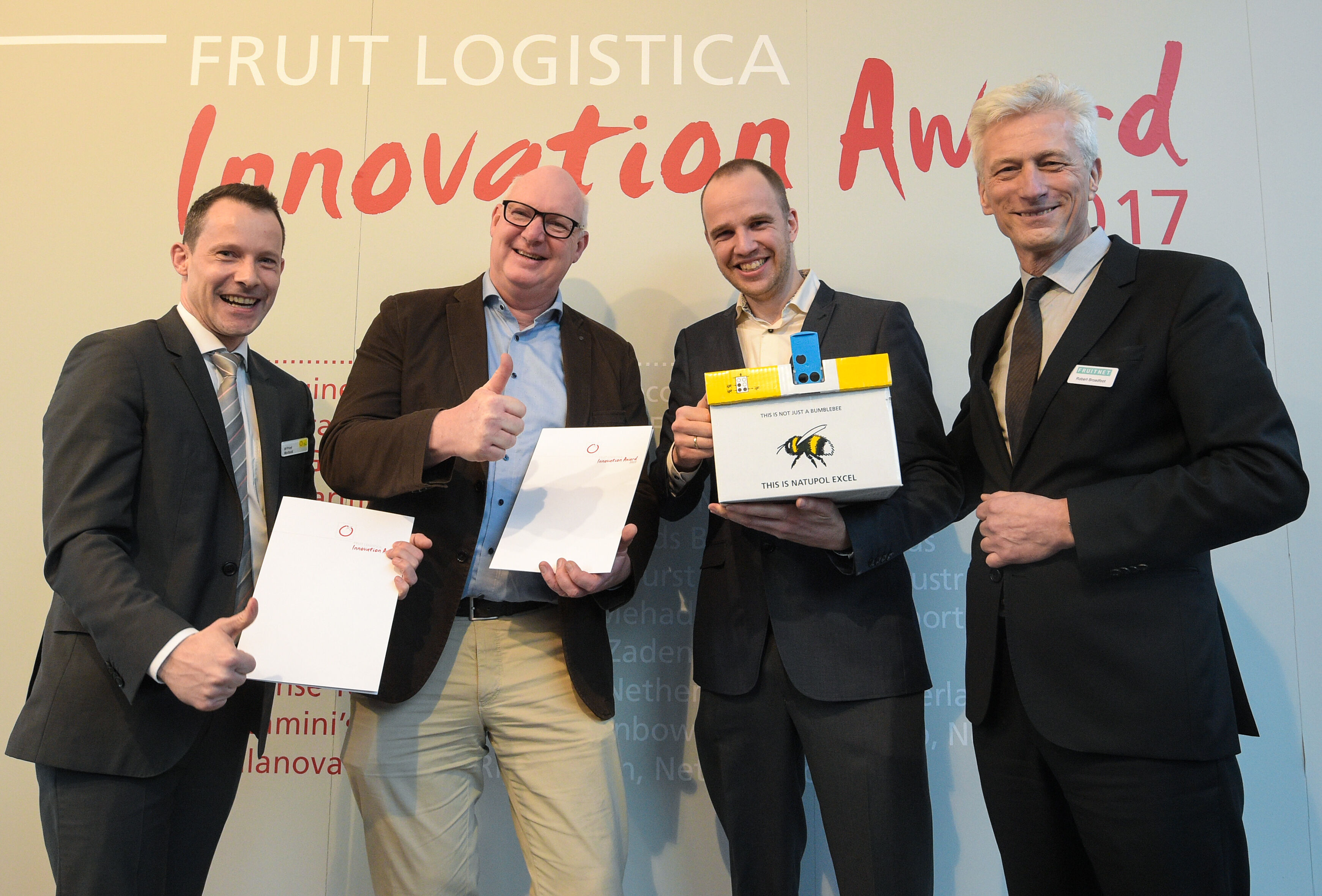 Natupol Excel Beevision Gewinner des dritten Platzes des FRUIT LOGISTICA Innovation Award 2017