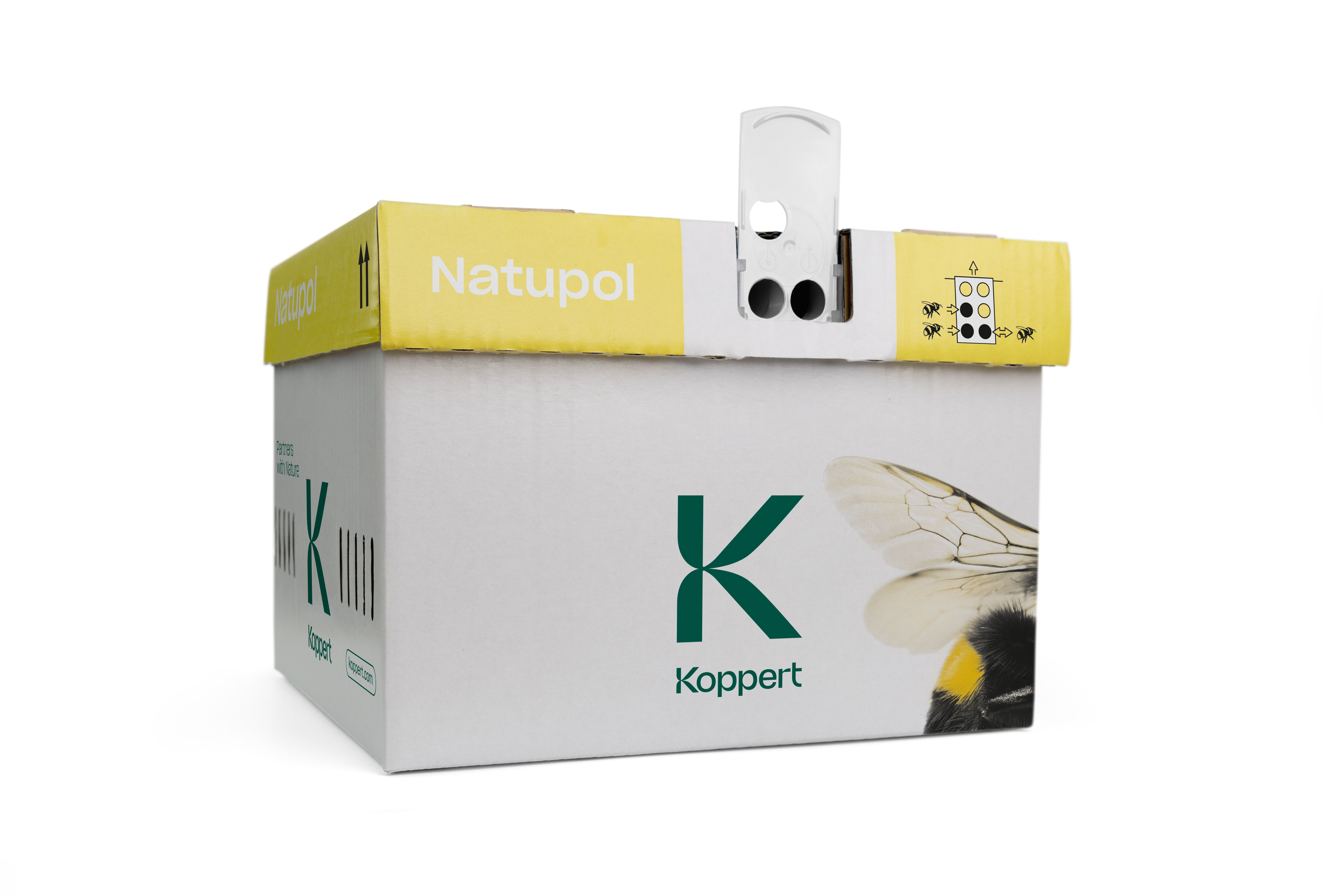 Koppert-Hummelkästen: frischer Look, bewährte Qualität