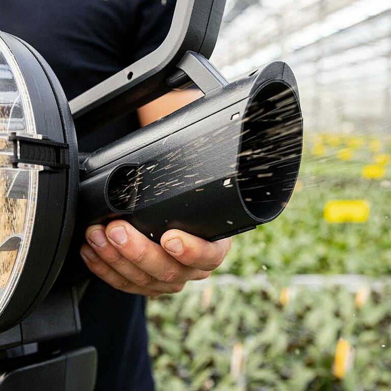 Verteilung von Nützlingen mit dem Natutec Airobreez