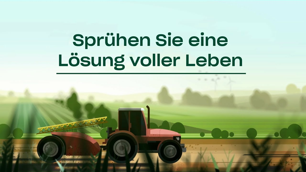 Sprühen Sie eine Lösung voller Leben Sprühen Sie eine Lösung voller Leben