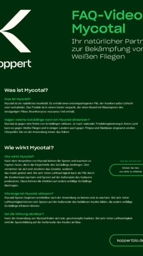 Mycotal FAQ - Koppert 2025 